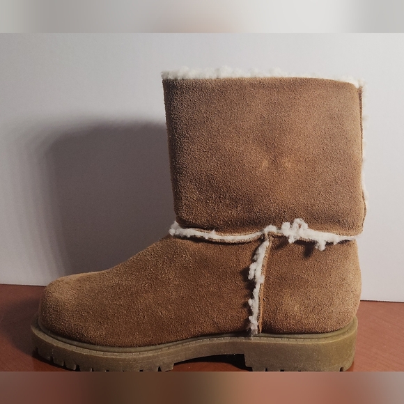 CIAO! SPORT  STANNA ANKLE BOOTS BOOTIES TAN WOMENS SIZE 5 - Picture 2 of 6